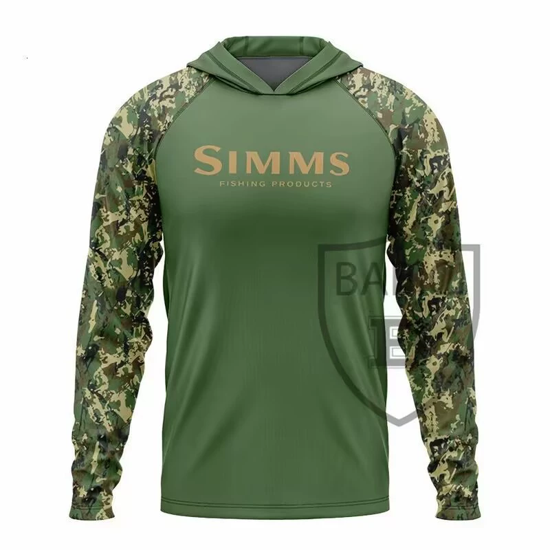 SIMMS новые мужские рубашки с длинными рукавами, одежда для рыбалки на открытом воздухе против ультрафиолета UPF 50+ одежда для рыбалки