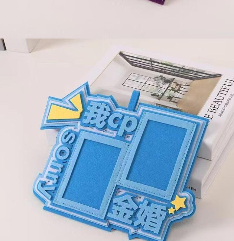 メーカーカスタマイズされたフェルト 3inch カードホルダーペンダントバックパックスーツケースペンダントテキストファッションクリエイティブフェルトペンダント|undefined
