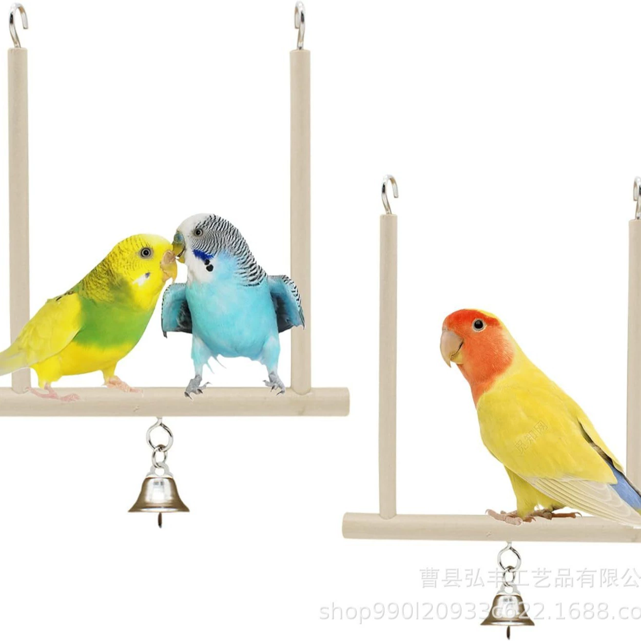 Подставка для птиц производитель Птица Попугай игрушки Поставки деревянная лестница платформа для подъема лестница зоотовары с зеркалом
