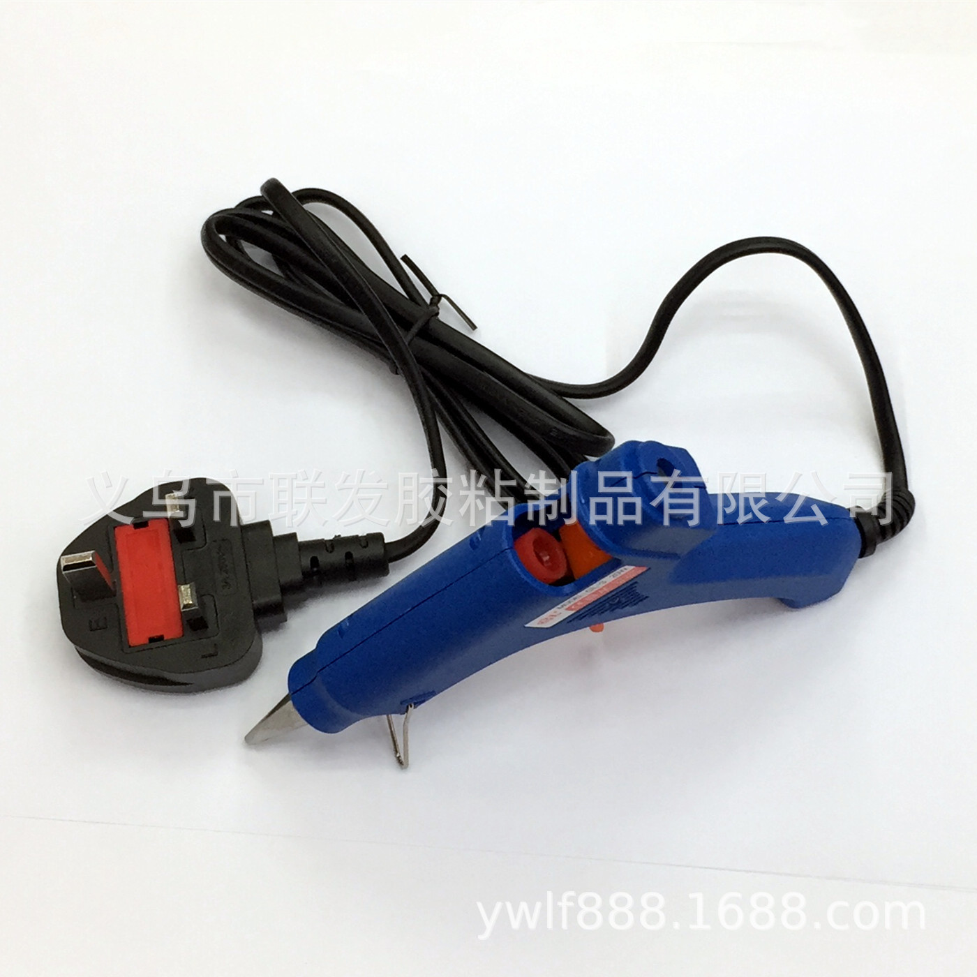 义乌联发20瓦GL-3三脚插热熔胶枪 英式插头无开关热熔胶枪
