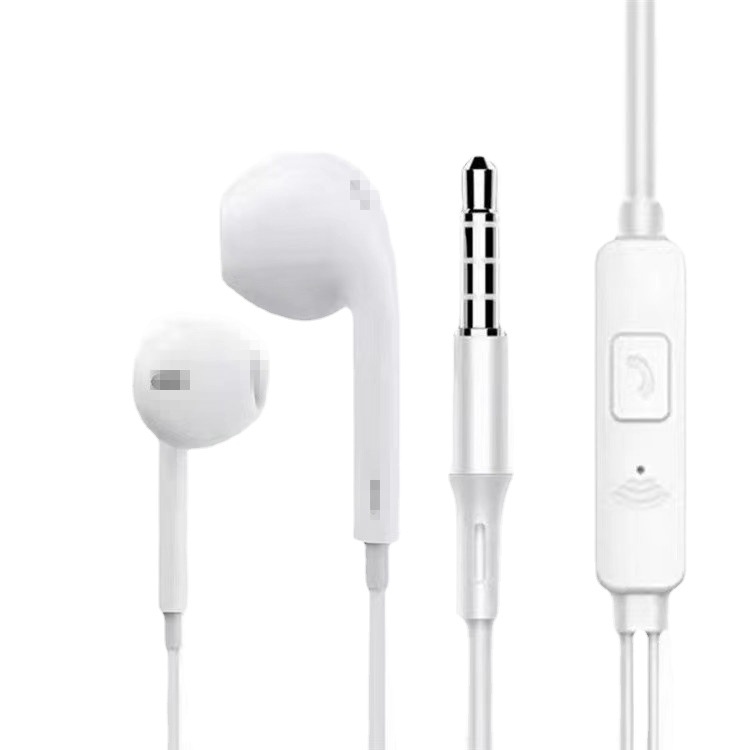 Auriculares con cable de fábrica en stock para Apple Huawei Android 3,5 MM llamada de control de alambre auriculares universales