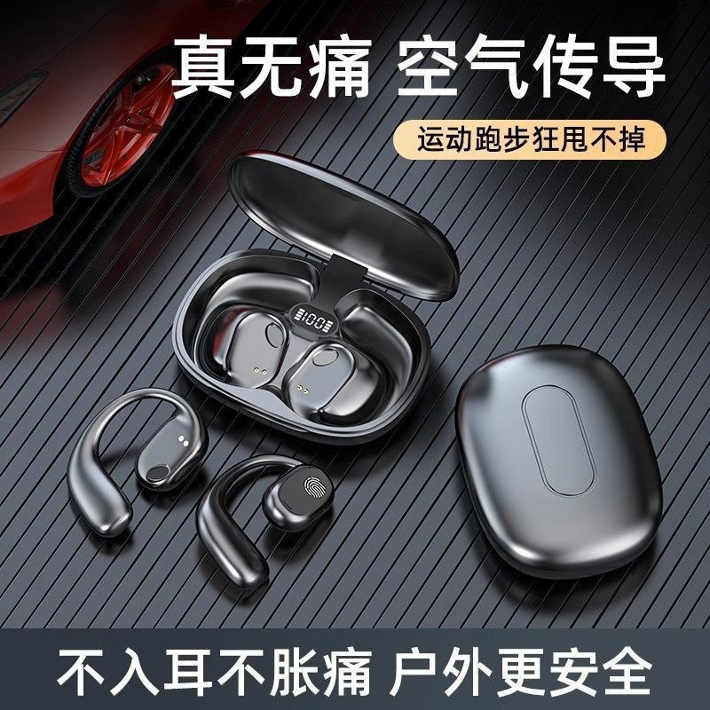 Los nuevos auriculares Bluetooth con orejas colgantes no están en los oídos GT280 272 batería de larga duración, reducción de ruido inteligente para juegos deportivos