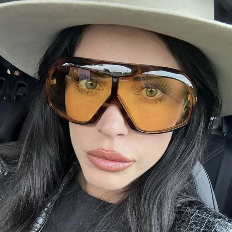 2025 nuevas gafas de sol de montura grande de moda transfronteriza, gafas de sapo de tendencia de todo fósforo europeas y americanas, gafas de sol retro para hombres y mujeres