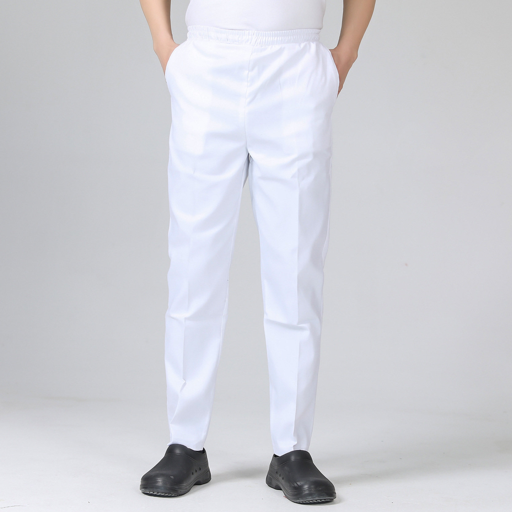 White pants-[Full elastic]