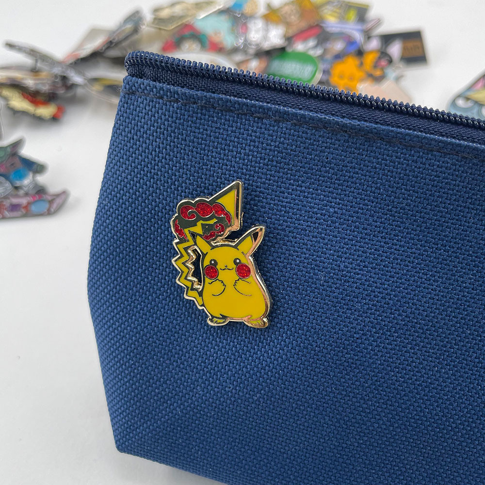 Shiny Elf Enamel Brooch Cute Anime Badge Cartoon-Inspired Brooch Novelty and Interesting Backpack Decoration