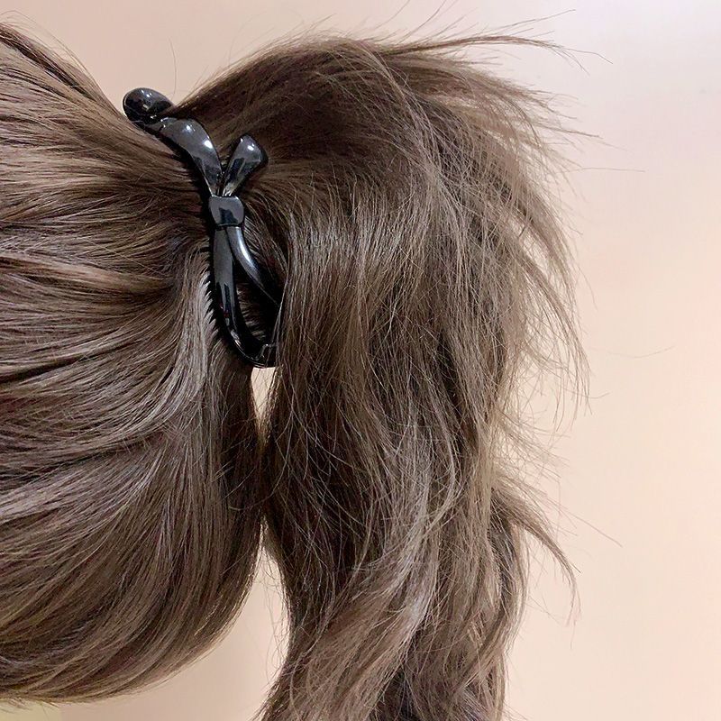 Barrette banane élégante pour queue de cheval haute antidérapante_voghion.com