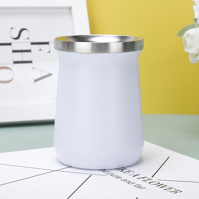 Venta caliente transfronteriza taza de cerveza de vacío de doble capa taza de café en forma creativa Madai taza de martillo patrón de acero inoxidable 304 taza de agua