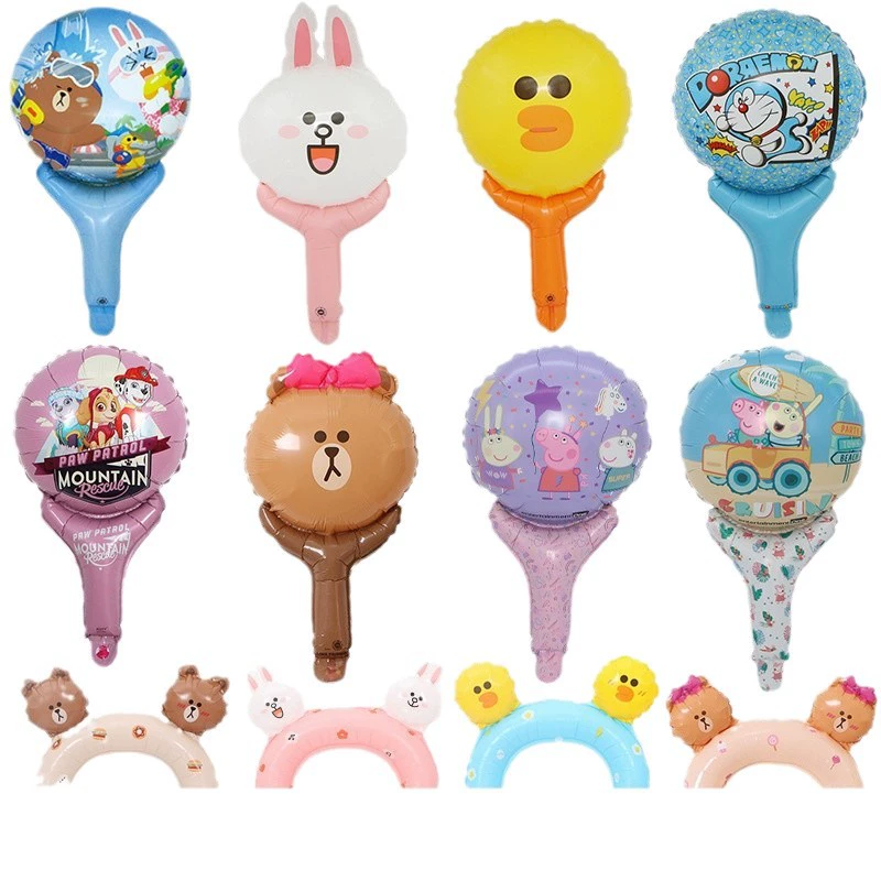 Children's cartoon handheld balloon, headband