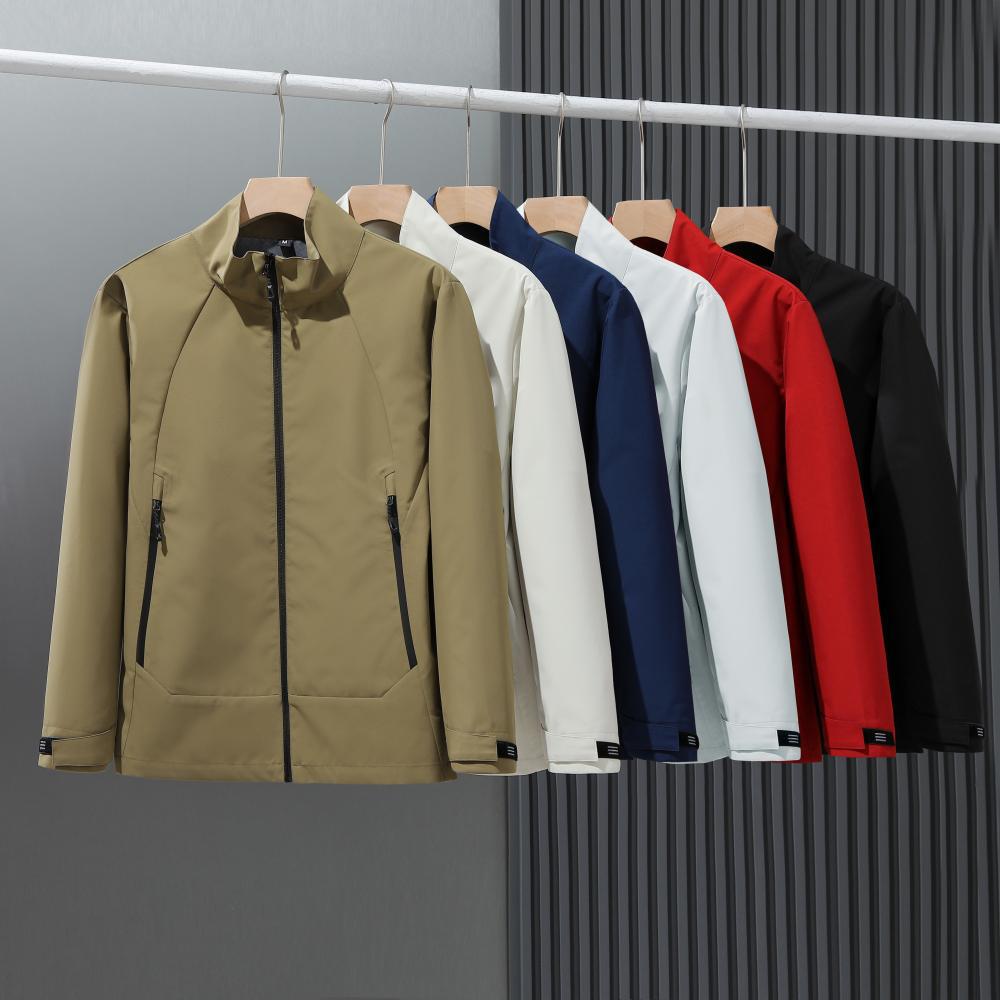 Spring and Autumn Thin Jacket Customized Logo Men's and Women's Team Workwear Jacket Windproof and Waterproof Outdoor Mountaineering Jacket