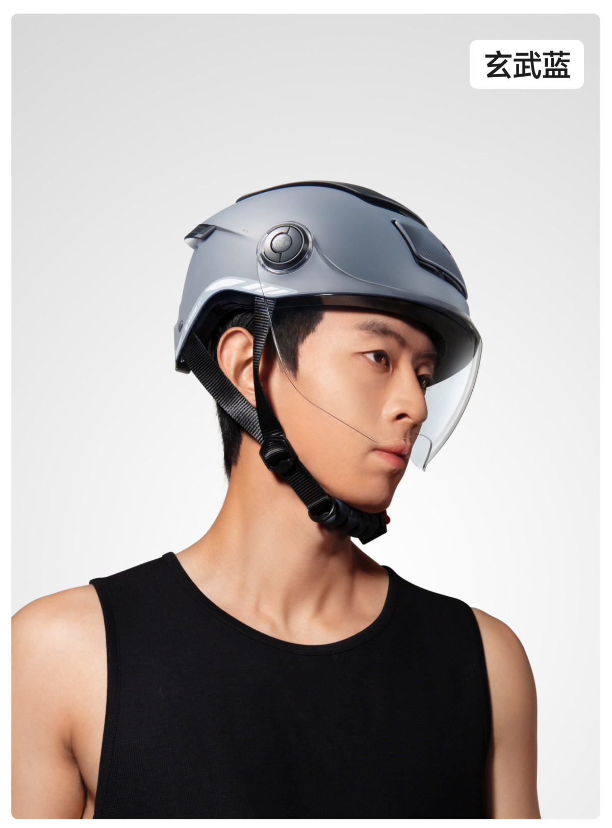 Two Little Bees 3C Certified Electric Motorcycle Helmet for Men and Women, Summer Sun Protection Half Helmet, Silver Lion Safety Helmet