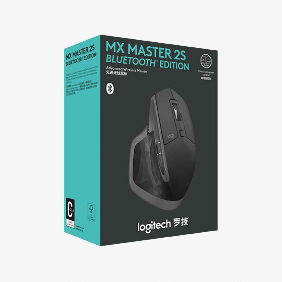 Logitech/Logitech Mx Master 2S Ble Wireless Bluetooth Version Office Dual-Mode Multi-Device Cross-Screen Mouse