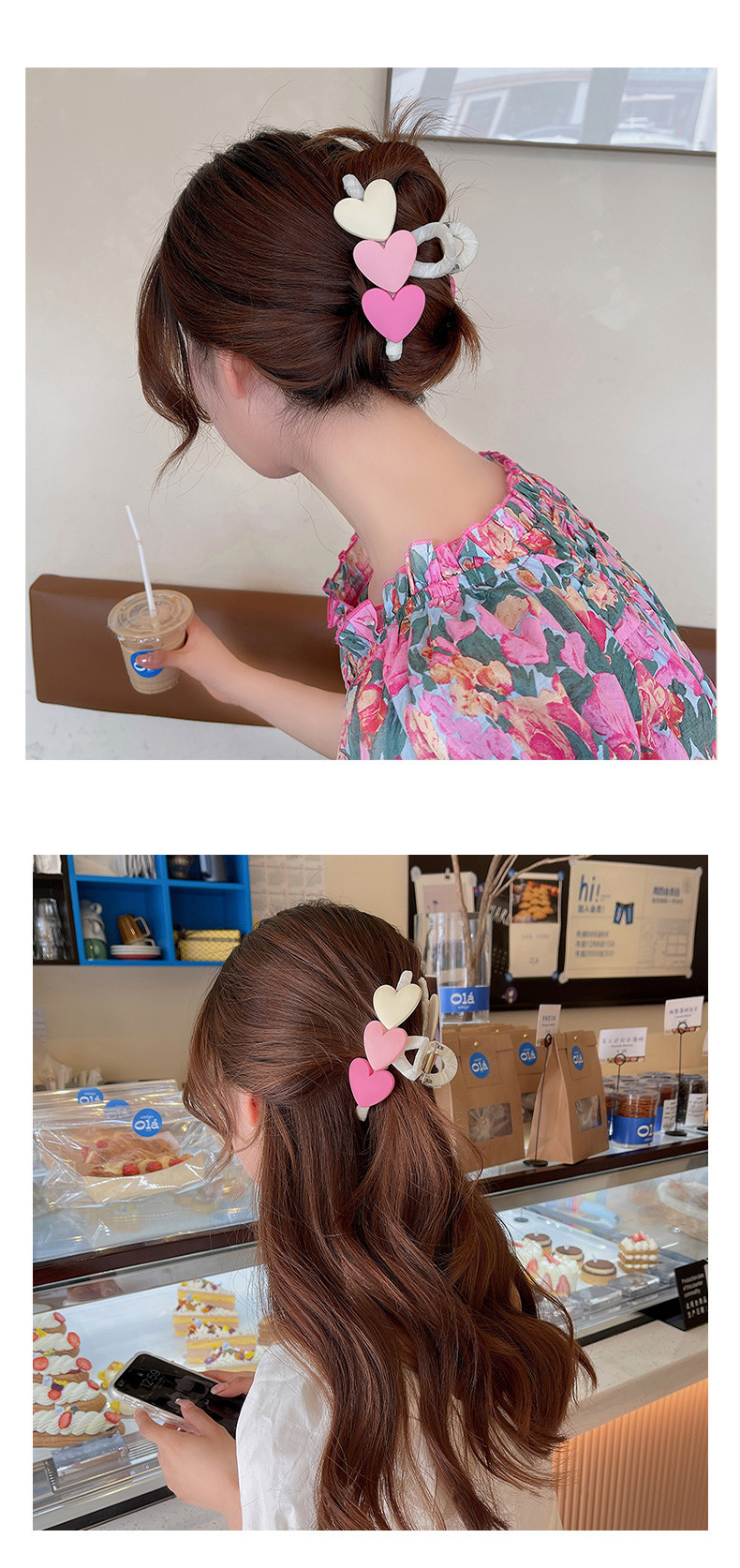 Celebrità online stile coreano sfumato amore schiena testa temperamento femmina forcina estate semplice dolce tutto-fiammifero squalo clip presa_voghion.com