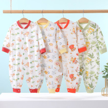 婴儿衣服春秋连体衣男新生儿无骨可爱超萌爬服睡衣女宝宝纯棉哈衣