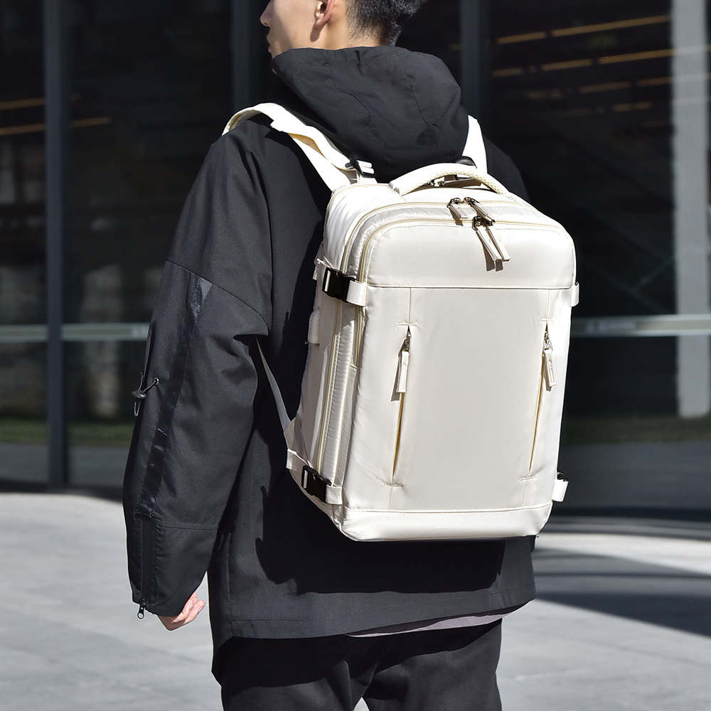 Mochila transfronteriza para estudiantes de secundaria, mochila de hombro expandible para niñas, mochila de viaje multipropósito, gran capacidad, sensación de alta calidad