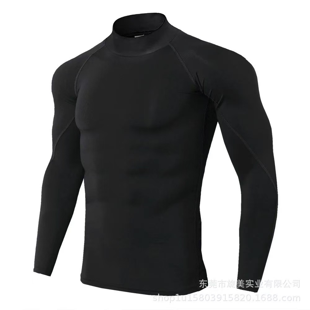 Nuevo cross-border strip de manga larga entrenamiento de acondicionamiento físico de estilo masculino otoño invierno