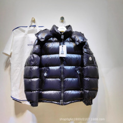 蒙家24FW袖子徽标LOGO羽绒棉服连帽外套夹克保暖防风防寒冬季款