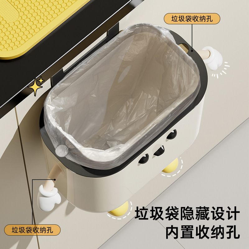 MTOY 壁掛けゴミ箱 ジョイント付き 大容量 かわいい 浴室 キッチン 家庭用 高価値 防水ゴミ箱|undefined
