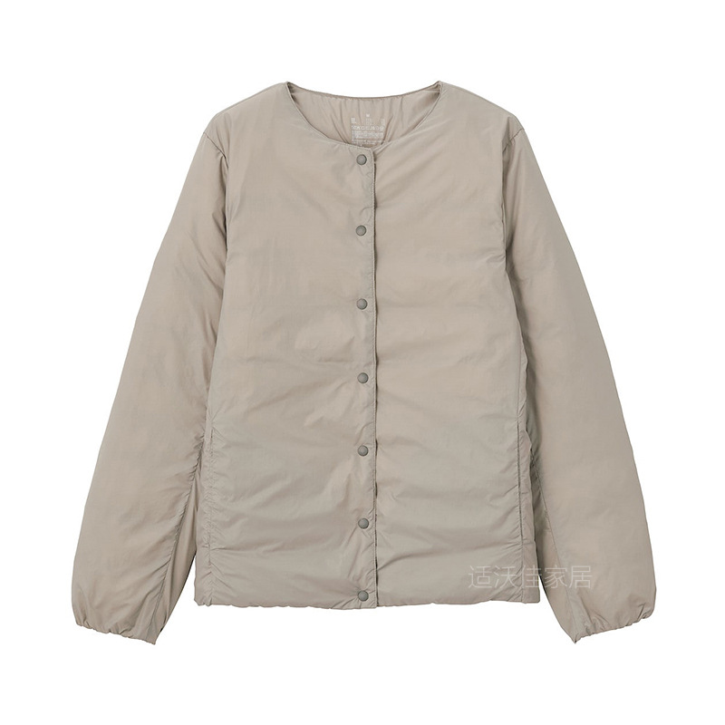 다크 베이지 [여성용 씬 다운 재킷]
