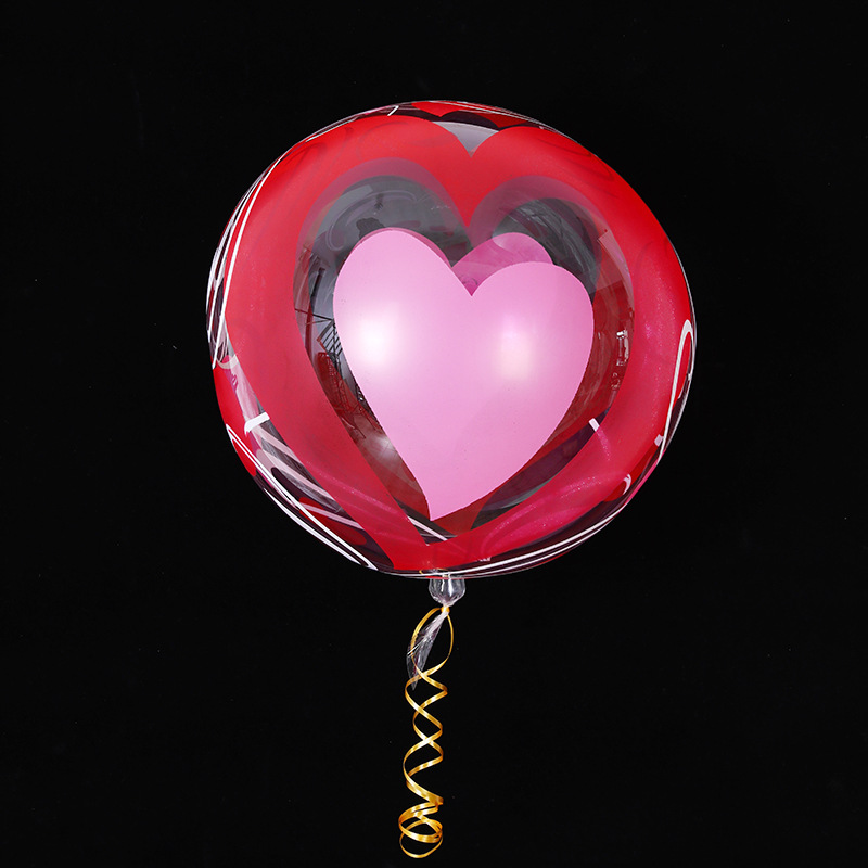 Globo transparente navideño, Santa/ muñeco de nieve