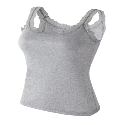 Hot-selling lace-trimmed camisole for women—summer high-elasticity plus-size outerwear base layer.