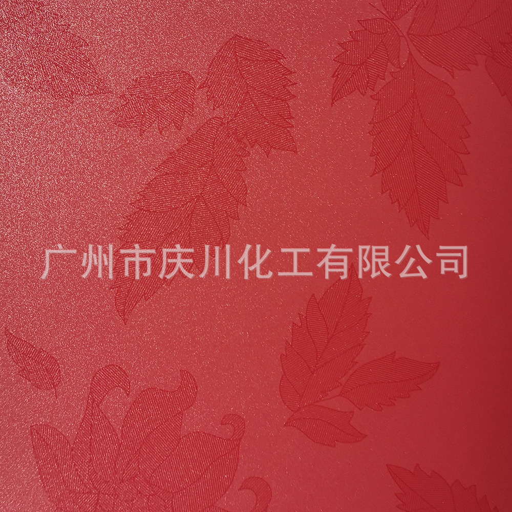 红色PVC肤感印刷图形膜 亲肤耐刮哑光膜PVC吸塑膜 包覆膜