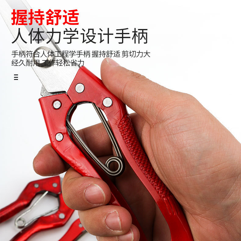 ウールはさみ手動ウールウサギ毛皮はさみ大スプリングはさみマンガン鋼牧畜園林金物工具|undefined