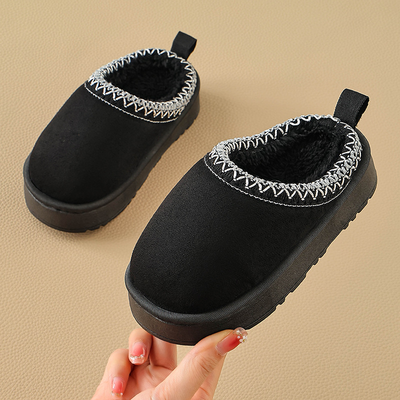 Explosiones transfronterizas Amazon GG Explosiones de viento zapatillas de algodón para niños otoño y invierno bebés calientes en el hogar interior