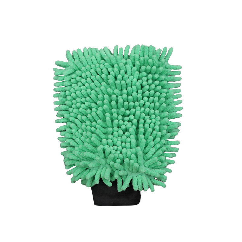 Guantes de lavado de coches lana impermeable cepillo de mano coche esponja chenille coral Velvet car wash shop especial oso Palma trapo
