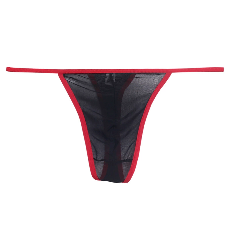 Revoicing sac, прозрачная сетка, сексуальное соблазнение, сексуальные мужские thong оптом 11006 черный