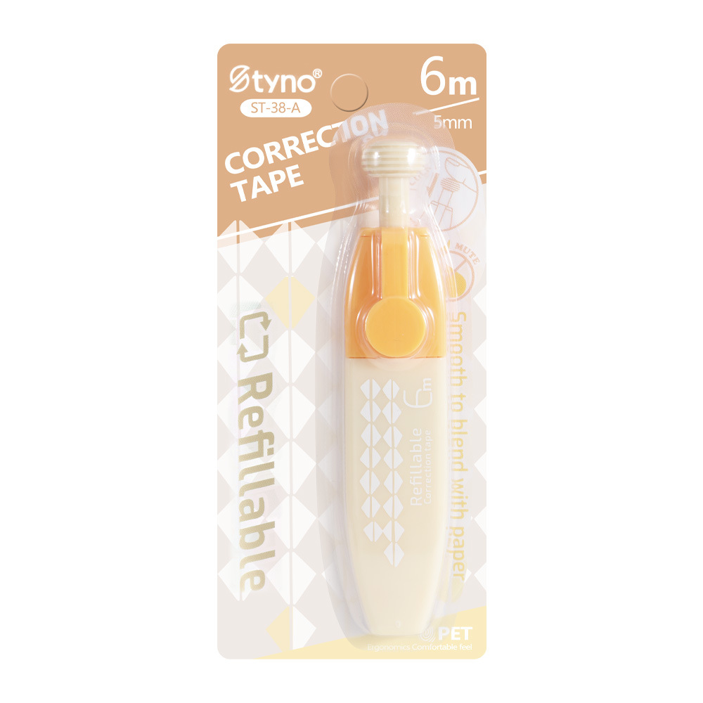 Presione la cinta de corrección de alto valor facial de tipo pluma móvil que puede reemplazar el núcleo de la cinta de corrección para estudiantes suaves y continuamente con corrección de oficina