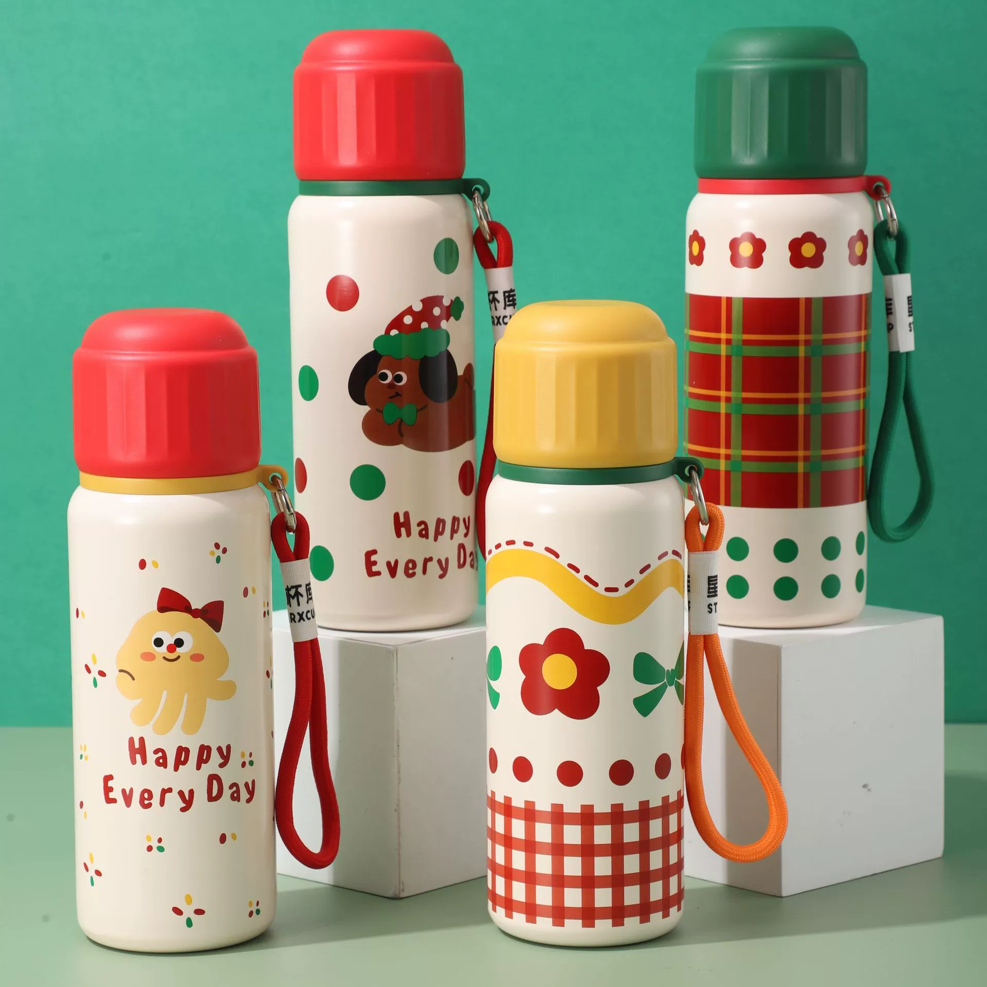 Новый рождественский термос чашка может быть праздничным подарком