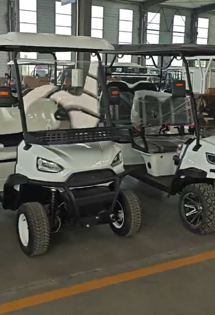 Foreign Trade Cross-Border Golf Cart Off-Road Electric Four-Wheel Sightseeing Car Scenic Golf Course Airport Shuttle Bus