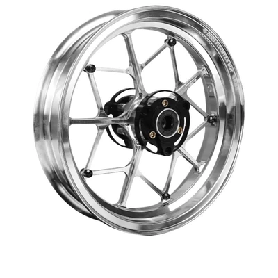 Motorcycle wheel hub – opening