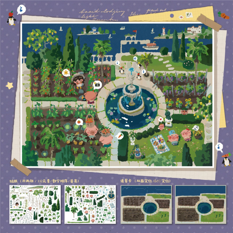 Xiaohuayuan 32.0 To My Dear Wanderer Series Vintage Healing Scene Journal Collage Material Stickers Xiaohuayuan 32.0 To My Dear Wanderer Series Vintage Healing Scene Journal Collage Material Stickers