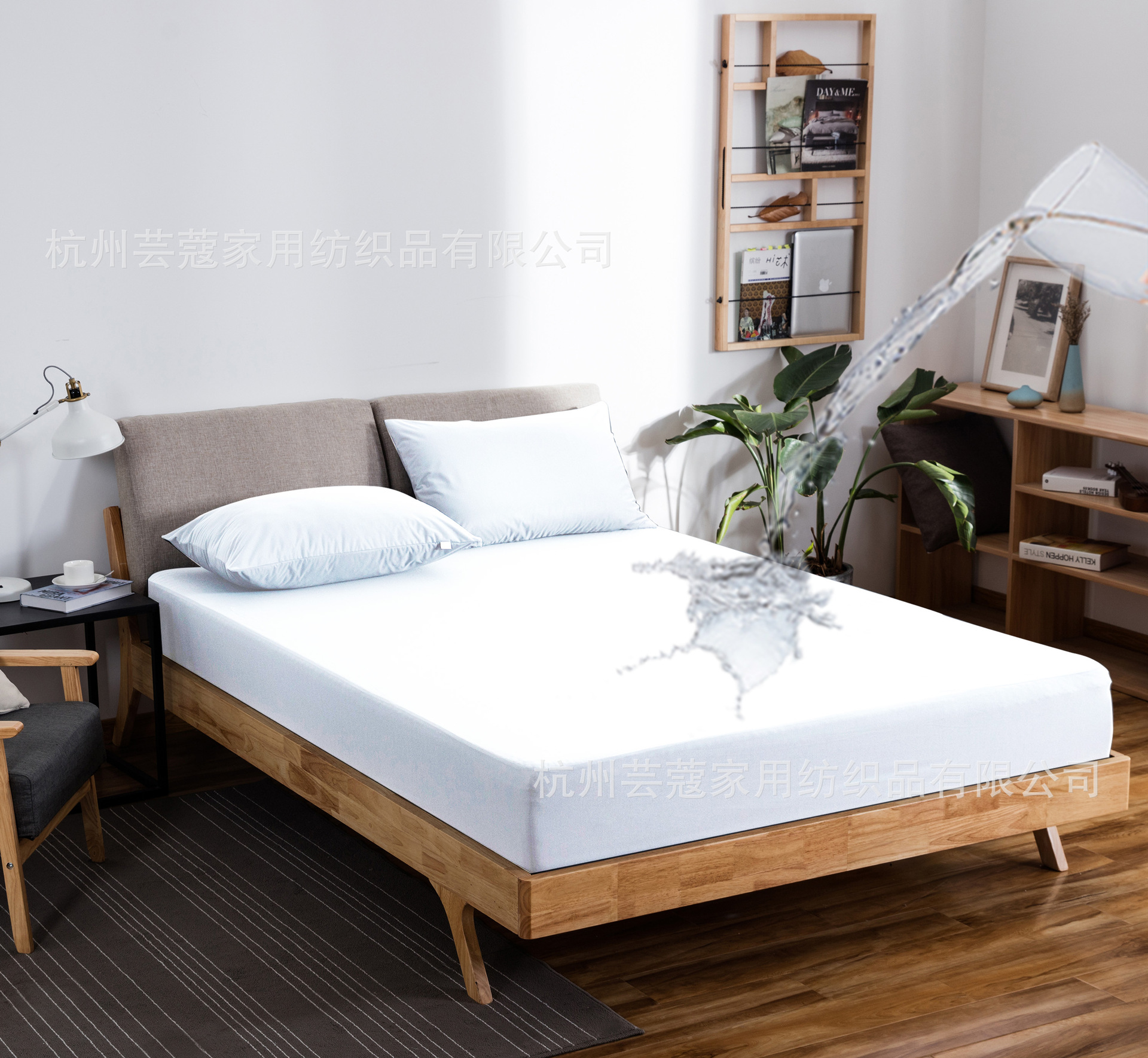 Protector de colchón impermeable de punto para evitar la suciedad y la orina en ancianos postrados en cama, mascotas, gatos y perros, funda para cama de hospital, protector de colchón Simmons