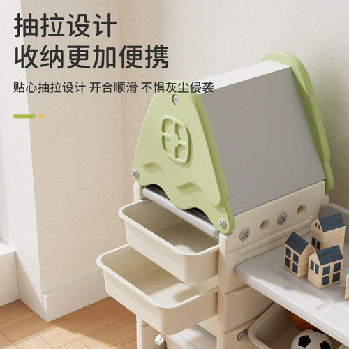 Home Children's Toy Storage Rack Large Capacity Multi-layer Shelf Storage Cabinet Baby Toys Multi-function Organizing Cabinet