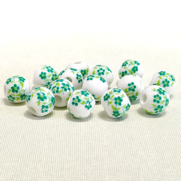 Green small plum blossom