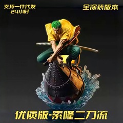 ワンピースのフィギュアの索隆二刀流居合が初めて登場しました。
