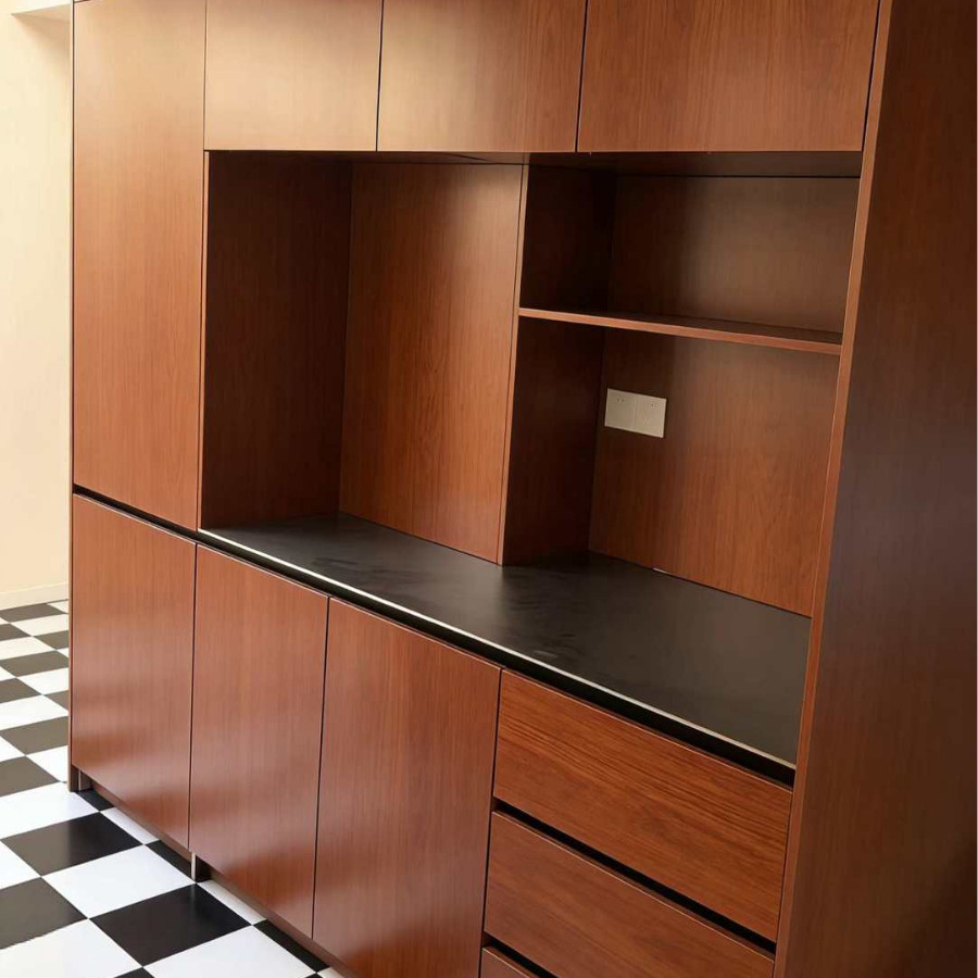 Zhongqing Metal Sideboard, Bookcase, Stainless Steel Countertop Cabinet, Custom-Made Wardrobe According to Drawings, Whole House Furniture for Home Use