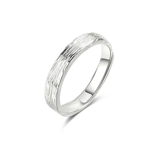 Vintage Silver Ring for Men - Handmade Silver Oxidized Solitary Ring, Creative Neutral Style Fashion Ring for Index Finger, Wholesale