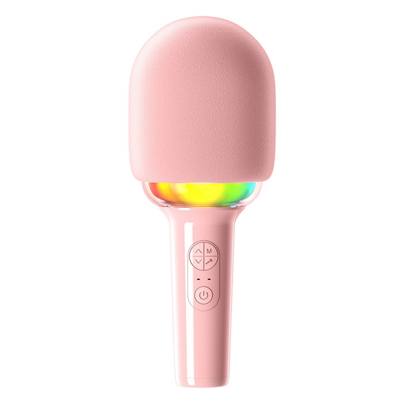 Micrófono karaoke infantil inalámbrico Bluetooth compatible con móvil y TV