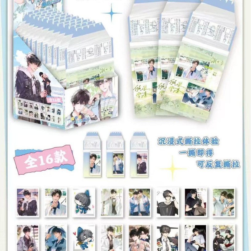 위장된 대형 블라인드 샷 폴라로이드 카드 [24팩 한 박스, 1팩에 4장]