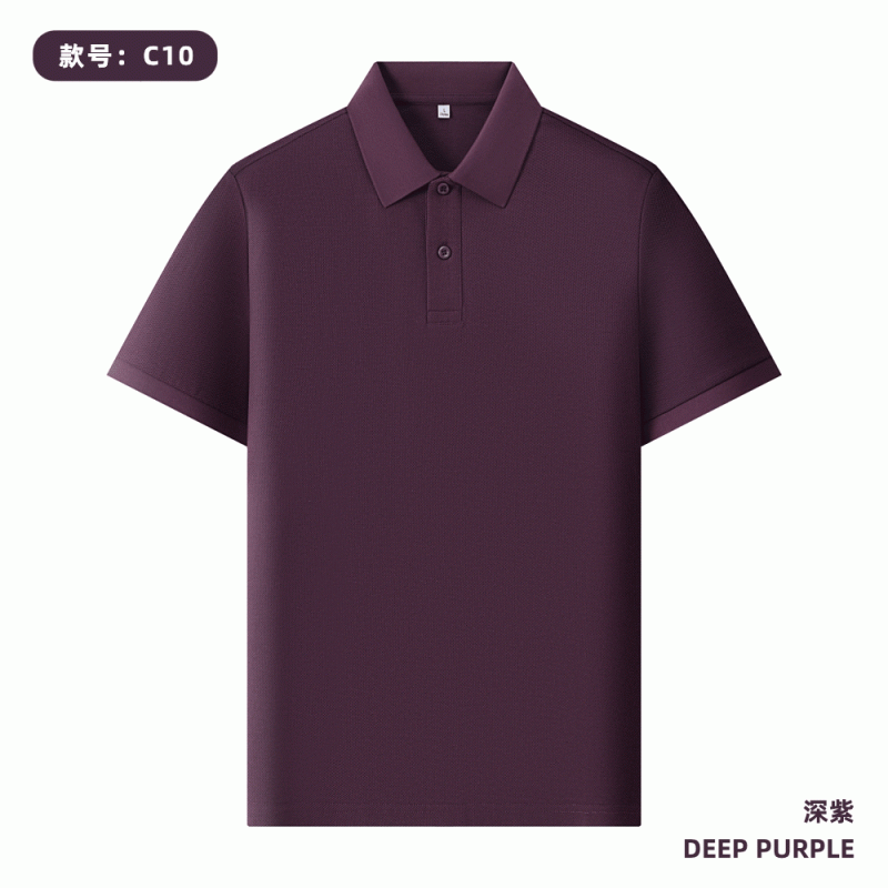 220g 40pcs 100% seda larga camisa de algodón polo personalizada logotipo publicidad camisa cultural impresión de ropa de trabajo