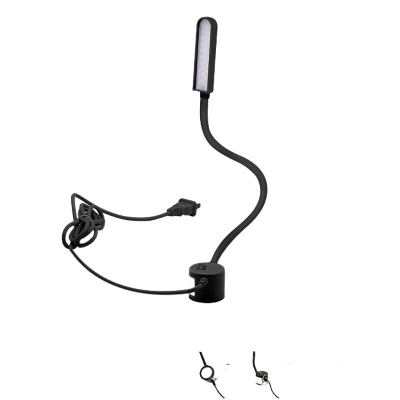 30 cuentas negro cob nueva lámpara de máquina de coser led iluminación de coche plano lámpara de coche de ahorro de energía lámpara especial luz de trabajo imán