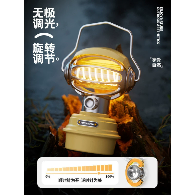 Портативная светодиодная rechargeable путешествия сверхдлинная палатка для кемпинга, гирлянда, новая коллекция