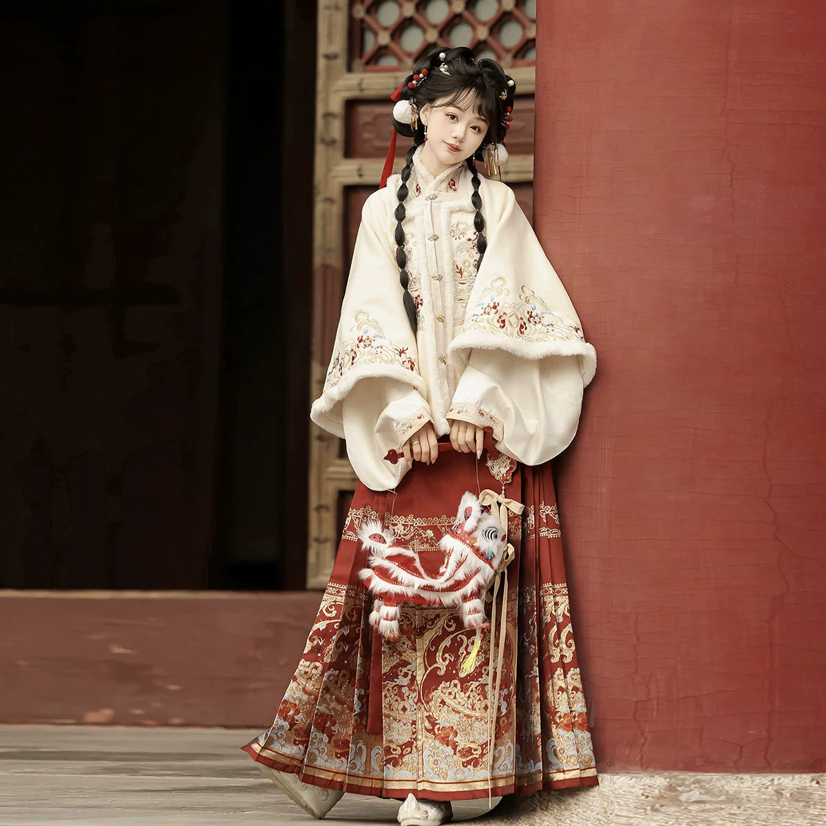 Genuine Hanfu, jacket, set, Chinese style