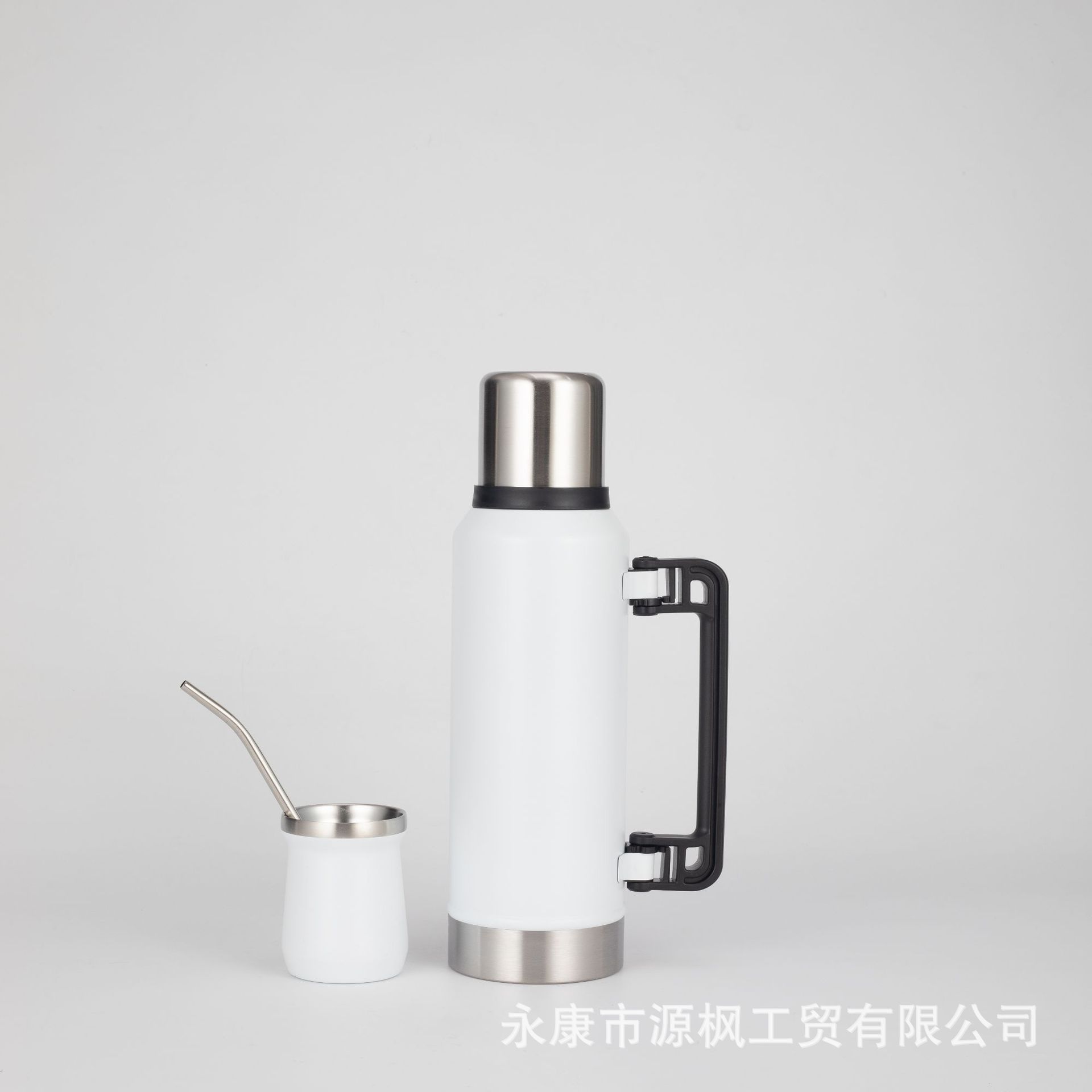 Nuevo vaso térmico transfronterizo de acero inoxidable 304, doble capa, para exteriores, de gran capacidad, portátil, aislado y que retiene el frío.