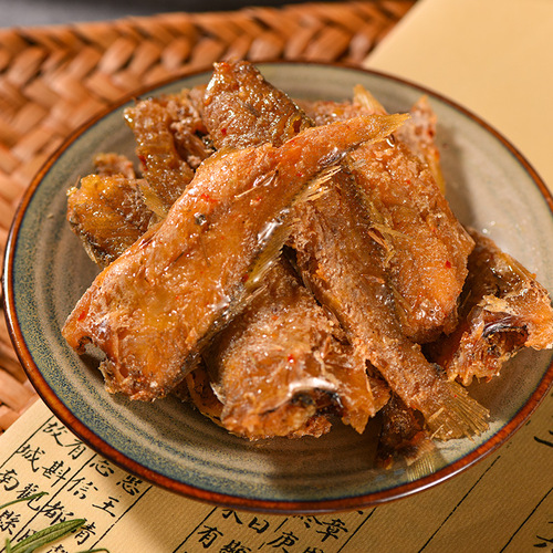 Fasimiyu dried small yellow croaker ready-to-eat spicy barbecue flavor snacks dried small fish casual snacks wholesale small fish