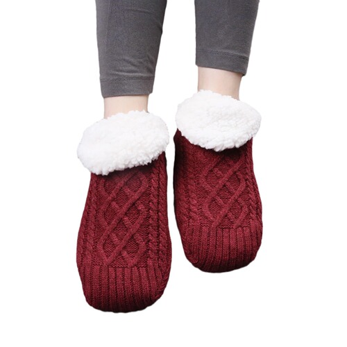 Floor socks, thick winter socks with padding, warm indoor socks for women and adults, men's shoes and socks