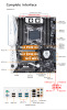 Huananzhi x99 gaming TF-Q large board motherboard supports V3 V4CPU DDR3 DDR4 memory